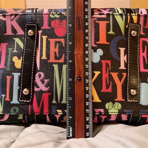 Dooney & Bourke Black Multicolor Satchel - Picture 3 of 7